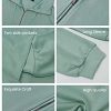 Women's Casual Long Sleeve Lapel Zipper Sweatshirt Drawstring Loose Pullover Tops