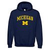 NCAA Officially licensed College - University Team Color Arch Logo Hoodie