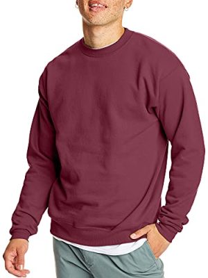 Men's EcoSmart Fleece, Pullover Crewneck Sweatshirt, 1 or 2 Pack
