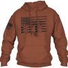 Mens Hoodies Long Sleeve American Flag Graphic Drawstring Hooded Pullover Sweatshirts