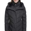 Women's Long Bib-Front Puffer Jacket