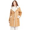 Women's Edge Stitich Knee Length Coat