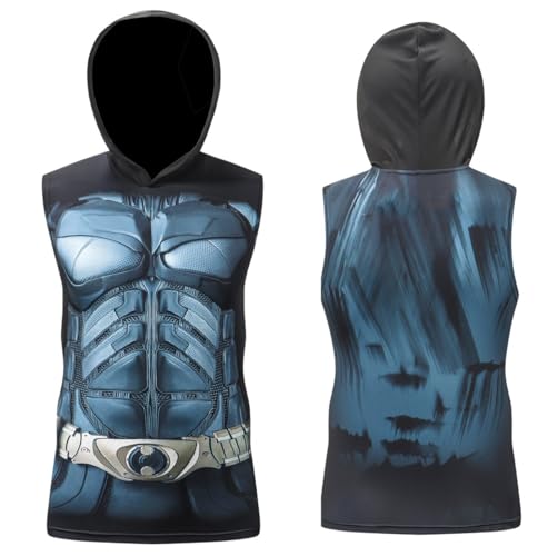 Men’s Sleeveless Hoodie Gym Tank Tops Bodybuilding Sleeveless Workout Hoodie Muscle Cut Off Sweatshirt for Men