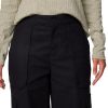 Womens Brea Falls Cotton Ripstop Pant, Black, Small