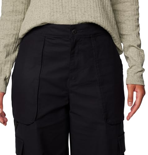 Womens Brea Falls Cotton Ripstop Pant, Black, Small