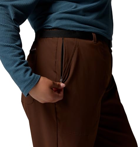Womens Brea Falls Nylon Pant, Tobacco, 1X x L