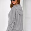 Hoodies for Women Oversized Pullover Sweatshirts 2025 Ruched Long Sleeve Casual Tops Fall Fashion Y2K Clothes