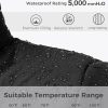 Women's Quilted Winter Coat Warm Puffer Jacket Thicken Parka with Removable Hood