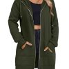 Zip Up Hoodies For Women Long Sleeve Oversized Sweatshirts Casual Lightweight Fleece Jackets With Pockets
