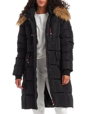 Women's Winter Jacket - Heavyweight Long Length Bubble Puffer Parka (S-3X)