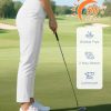 Womens Golf Pants with Zip Pockets High Waisted Stretch 7/8 Ankle Dress Work Business Casual Slacks Travel Pants