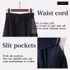 Life Palette Japanese Style Samurai Hakama Harem Pants Men Women Yoga Ninja Pants Black…