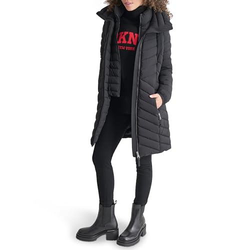 Women's Bib-Front Light-Weight Puffer