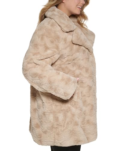 Women's Classic Mink Style Faux Fur Coat