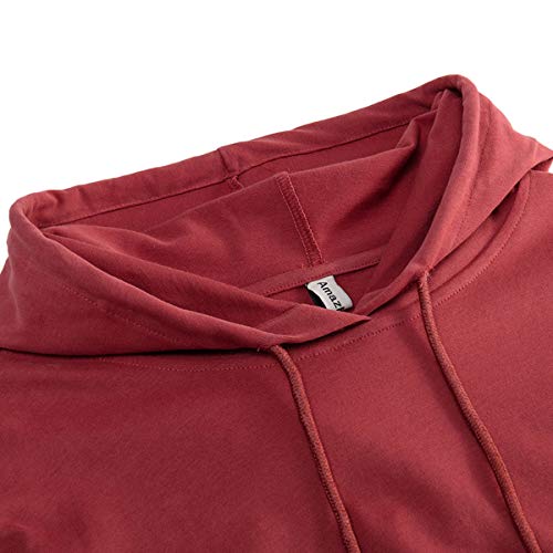 Womens Pullover Cropped Hoodies Long Sleeve Drawstring Casual Crop Top