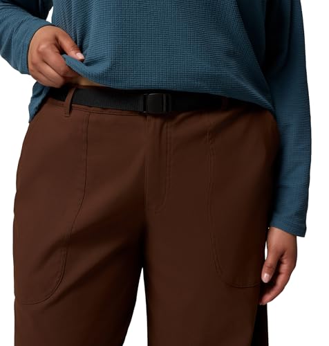 Womens Brea Falls Nylon Pant, Tobacco, 1X x L