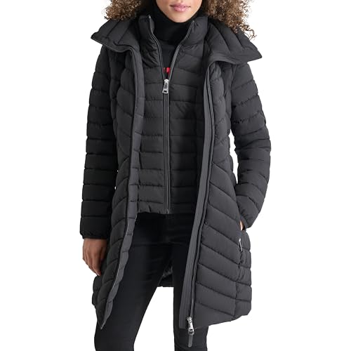 Women's Bib-Front Light-Weight Puffer