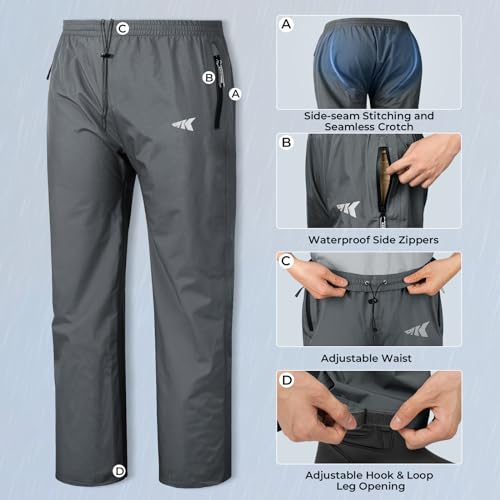 HydroSense Essential Waterproof Rain Suit for Men and Women, Lightweight, Durable Outdoor Gear for Fishing, Hiking