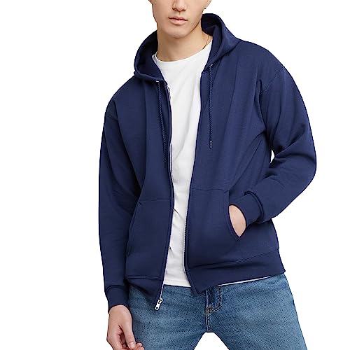 , Ecosmart Fleece Full-zip Hoodie for Men, Hooded Sweatshirt