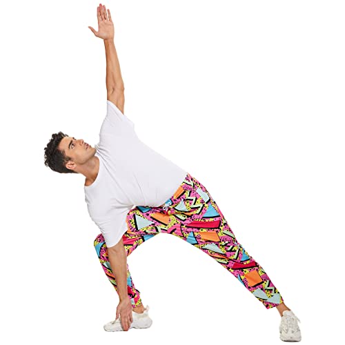 80s 90s Men's Sweatpants Retro Costumes Hip Hop Track Pants Vintage Jogger Workout Pants Sports Outfits for Men & Women