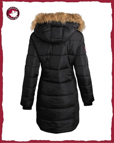Women's Winter Jacket - Heavyweight Long Length Bubble Puffer Parka (S-3X)