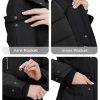 Women's Quilted Winter Coat Warm Puffer Jacket Thicken Parka with Removable Hood