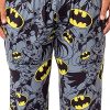 DC Comics Batman Mens' Bat Symbol Icon Retro Character Sleep Pajama Pants