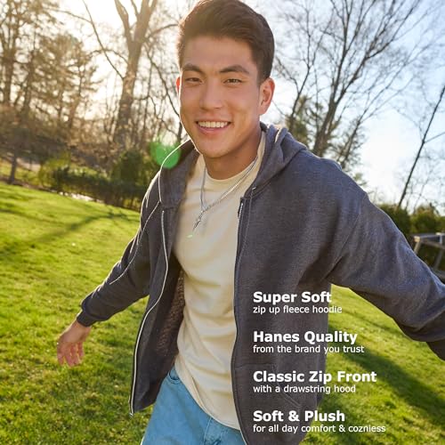 , Ecosmart Fleece Full-zip Hoodie for Men, Hooded Sweatshirt
