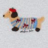 Mens Oversized Graphic Tees Dog Embroidery Casual Women Tshirts Short Sleeve Top Cotton Cute Tee Shirt