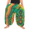 Men's Women's Tie Dye Harem Balloon Pants – Wide Leg, Loose Fit, Elasticated Waistband, Lounge Wear
