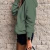 Women's Casual Hoodies Long Sleeve Solid Lightweight Pullover Tops Loose Sweatshirt with Pocket