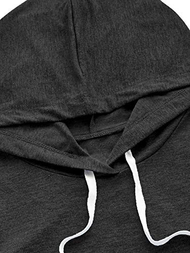 Women's Summer Sleeveless Hooded Tank Top T-Shirt for Athletic Exercise Relaxed Breathable