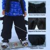 Womens Mens Baggy Waterproof Snowboarding Pants Unisex Snow Cargo Warm Insulation Ski Pants