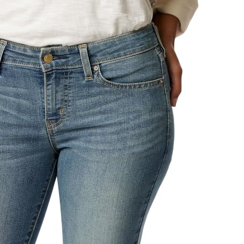 Women's Mid-Rise Slim Fit Capris Stretch Denim (Available in Plus Size)