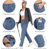 Women's Hiking Cargo Pants Quick Dry Outdoor Camping Capris Water Resistant UPF 50 with Zipper Pockets