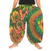 Men's Women's Tie Dye Harem Balloon Pants – Wide Leg, Loose Fit, Elasticated Waistband, Lounge Wear