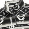 Men 1/4 Zipper Sweatshirt Ethnic Aztec Printed Kangaroo Pocket Fall Winter Pullovers Jacket Unisex Hoodie Tops