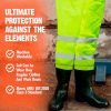 Class 3 Hi-Vis Rain Suit - Waterproof Rain Jacket & Pants | Heavy Duty Rain Gear for Men and Women | Lightweight, Reflective