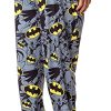 DC Comics Batman Mens' Bat Symbol Icon Retro Character Sleep Pajama Pants